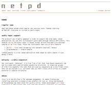 Tablet Screenshot of netpd.org